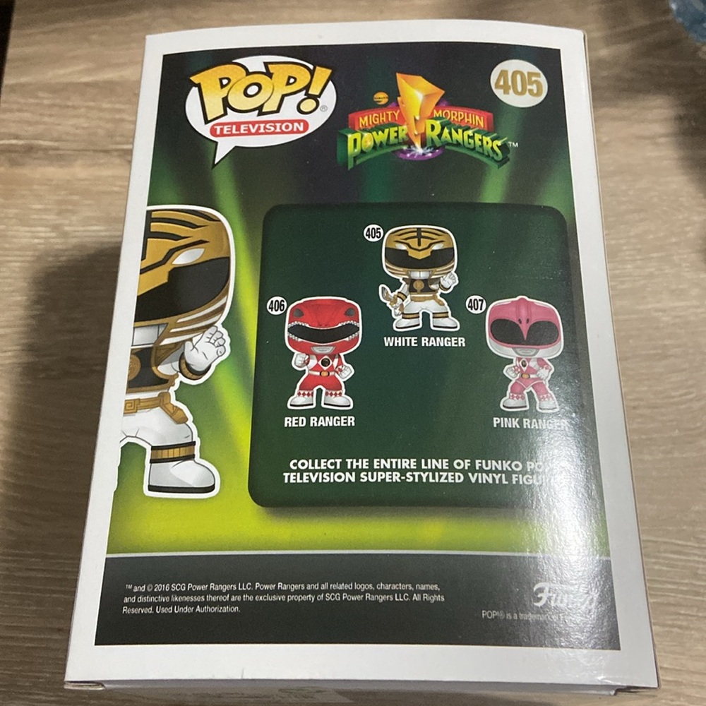 Funko Pop! Vinyl: Power Rangers - White Ranger #405 - Picture 2 of 5